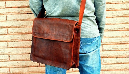 Borsa uomo vera pelle - borsa, da