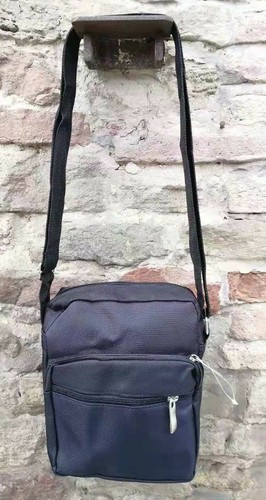 Borsa tracolla nera tessuto