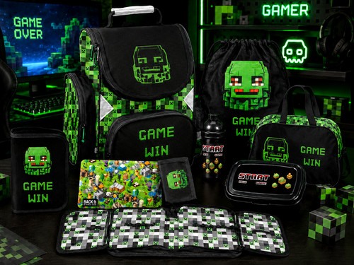 Set zaino scuola minecraft - set,