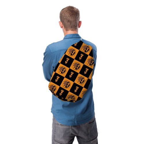 Borsa tracolla arancione - borsa, e