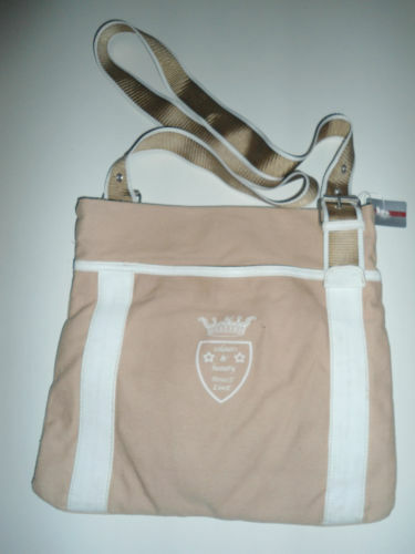 Borsa tracolla beige tela - beige, in