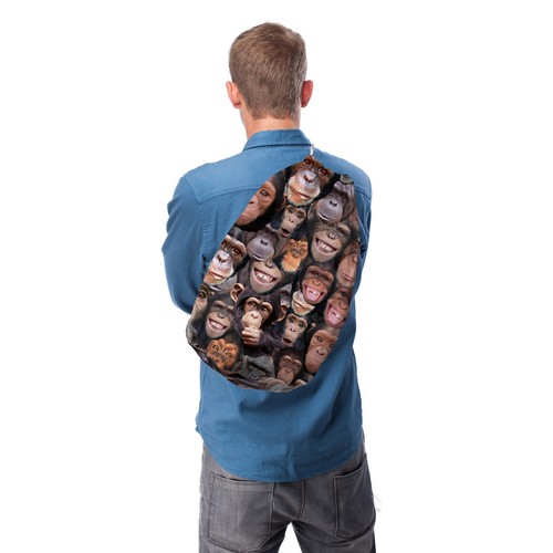 Scimmie ovunque borsa a - borsa,